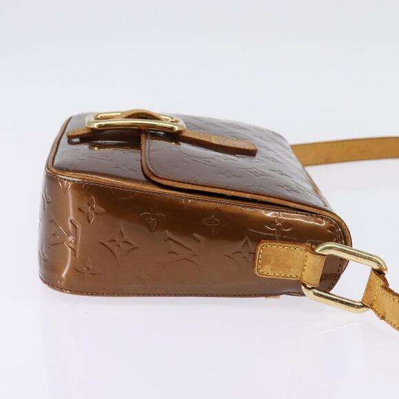 LOUIS VUITTON Monogram Vernis Christie GM Shoulder Bag Bronze M91107 - Picture 5 of 13